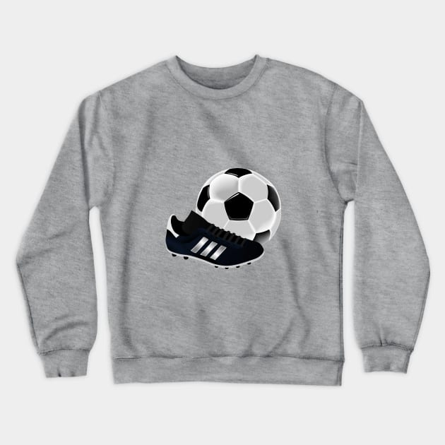 Soccer Crewneck Sweatshirt by tfortwo